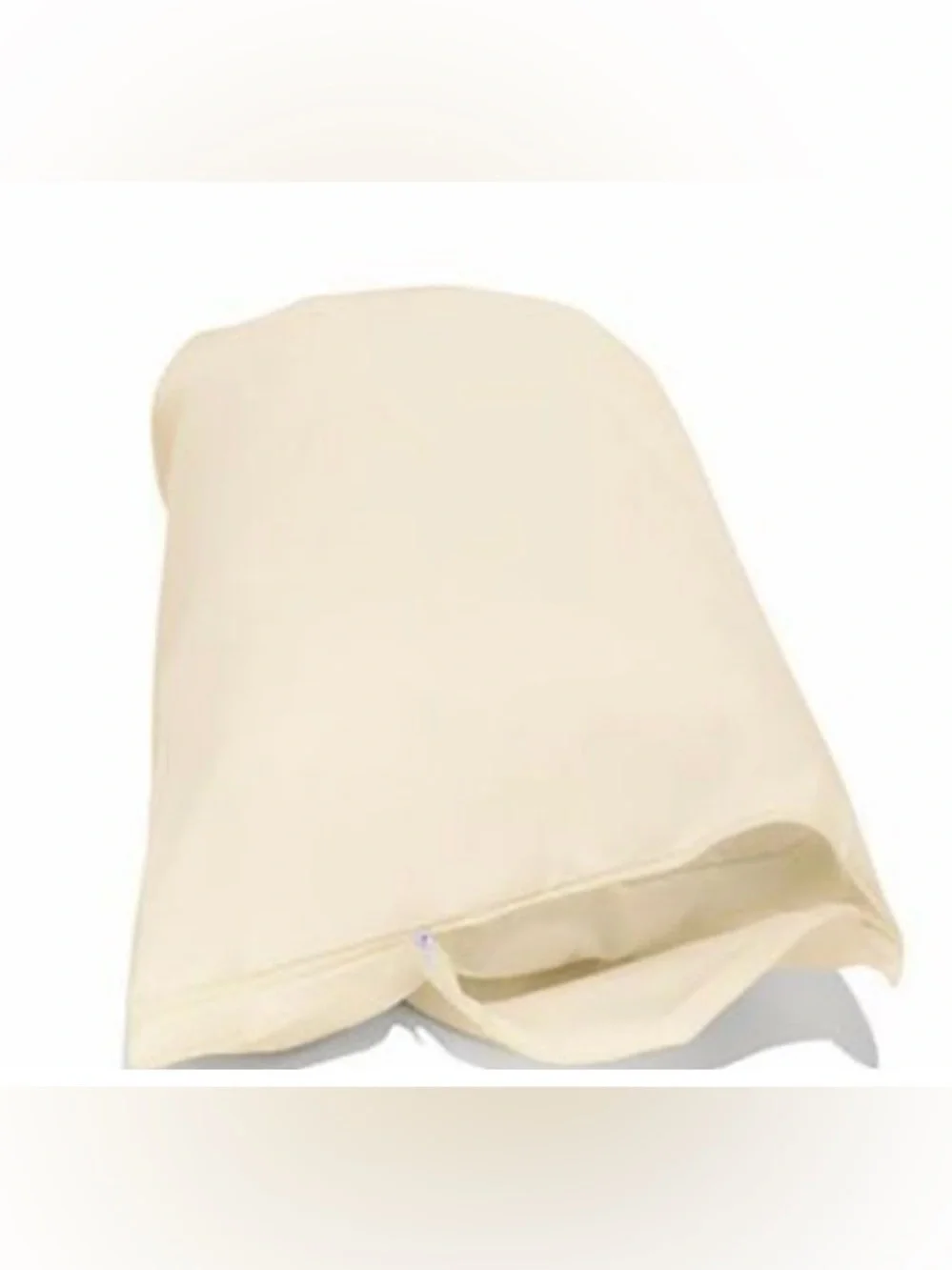NEW Organic All-Cotton Allergy Pillow Cover - Cream